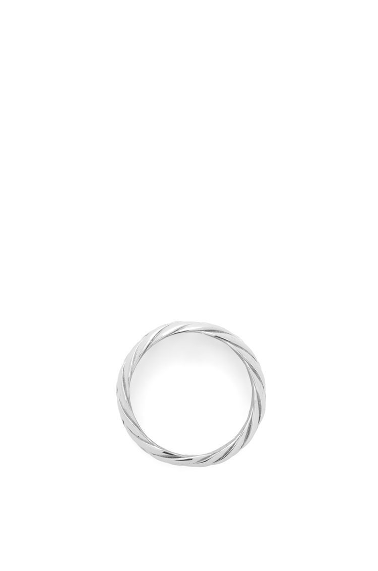 Braided ring in sterling silver
