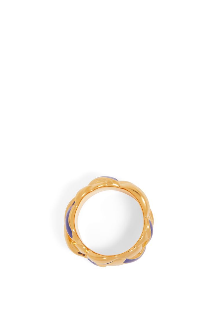 Nest ring in sterling silver and enamel