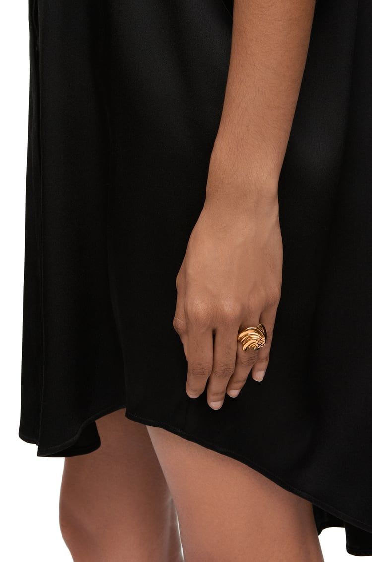 Twisted Anagram signet ring in sterling silver