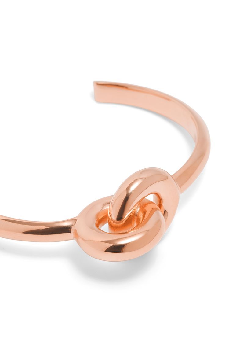 Donut link cuff in sterling silver