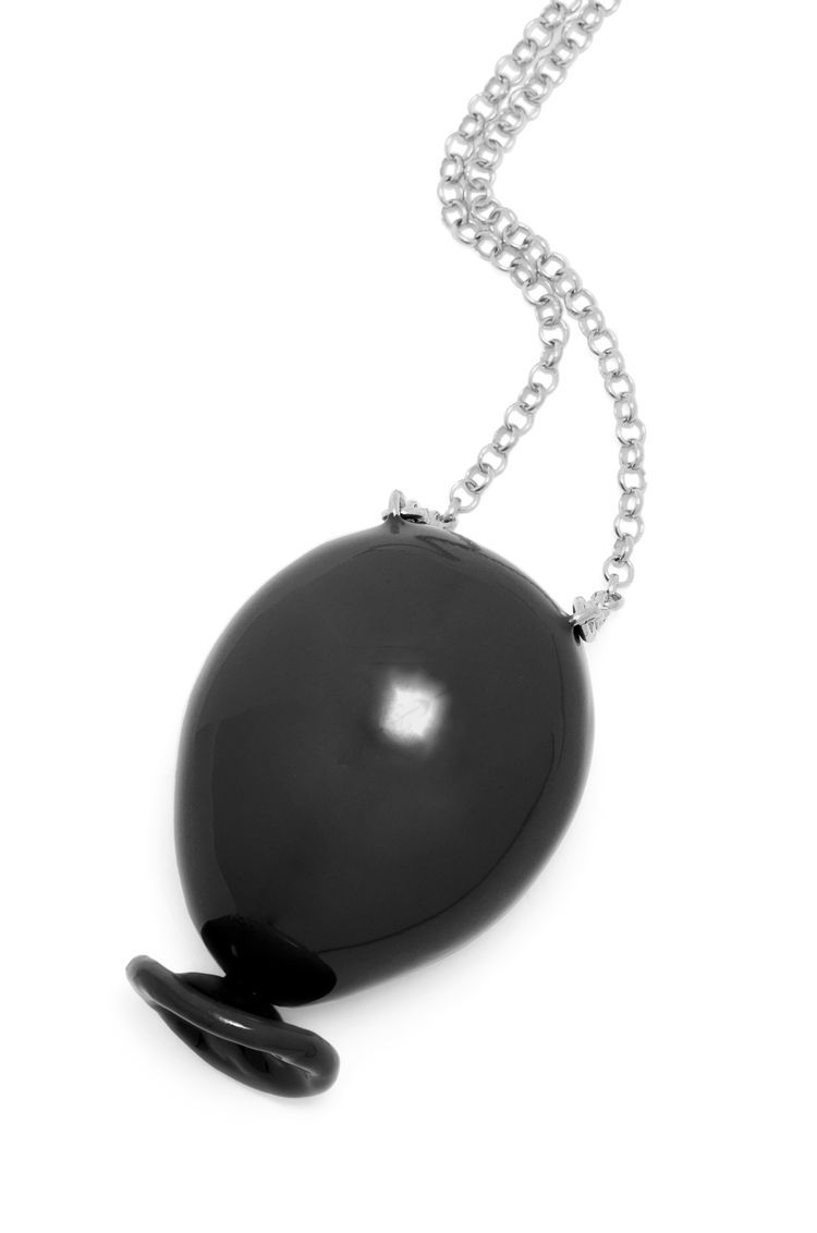 Balloon pendant in sterling silver and enamel