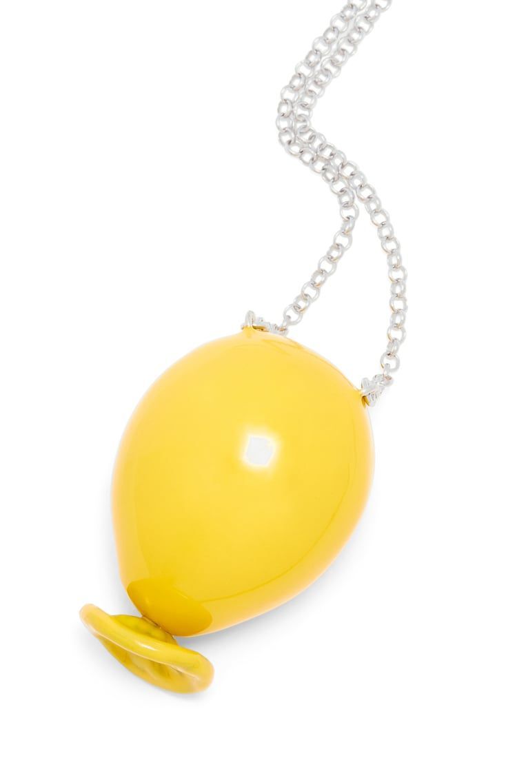 Balloon pendant in sterling silver and enamel