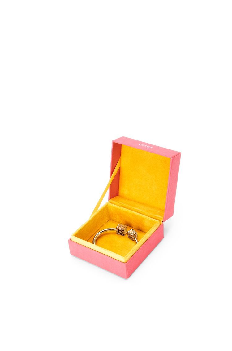 Anagram cuff in sterling silver