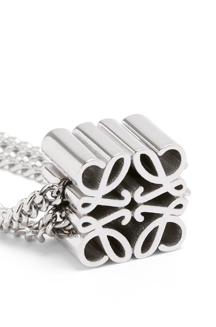 Single Anagram bracelet in sterling silver