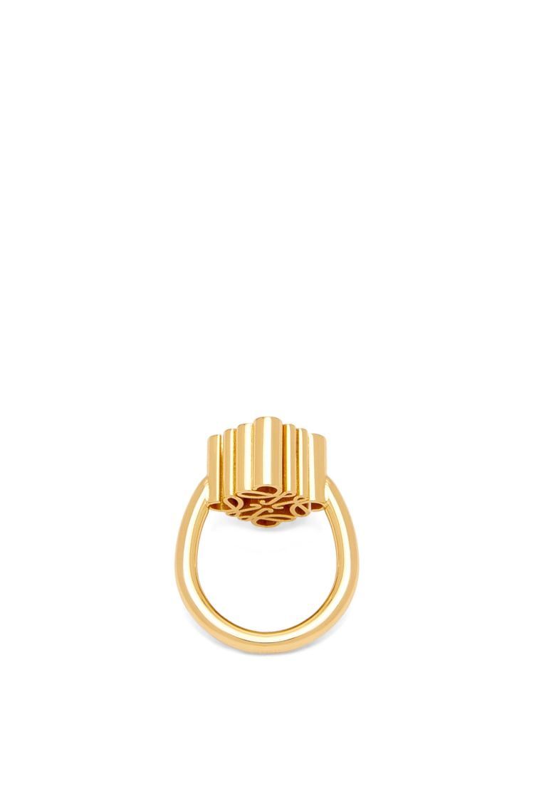 Single Anagram ring in sterling silver
