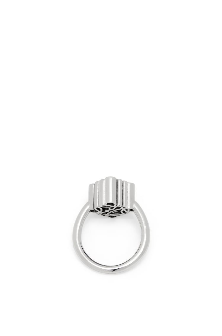 Single Anagram ring in sterling silver