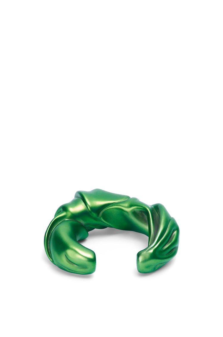 Large nappa twist cuff in sterling silver