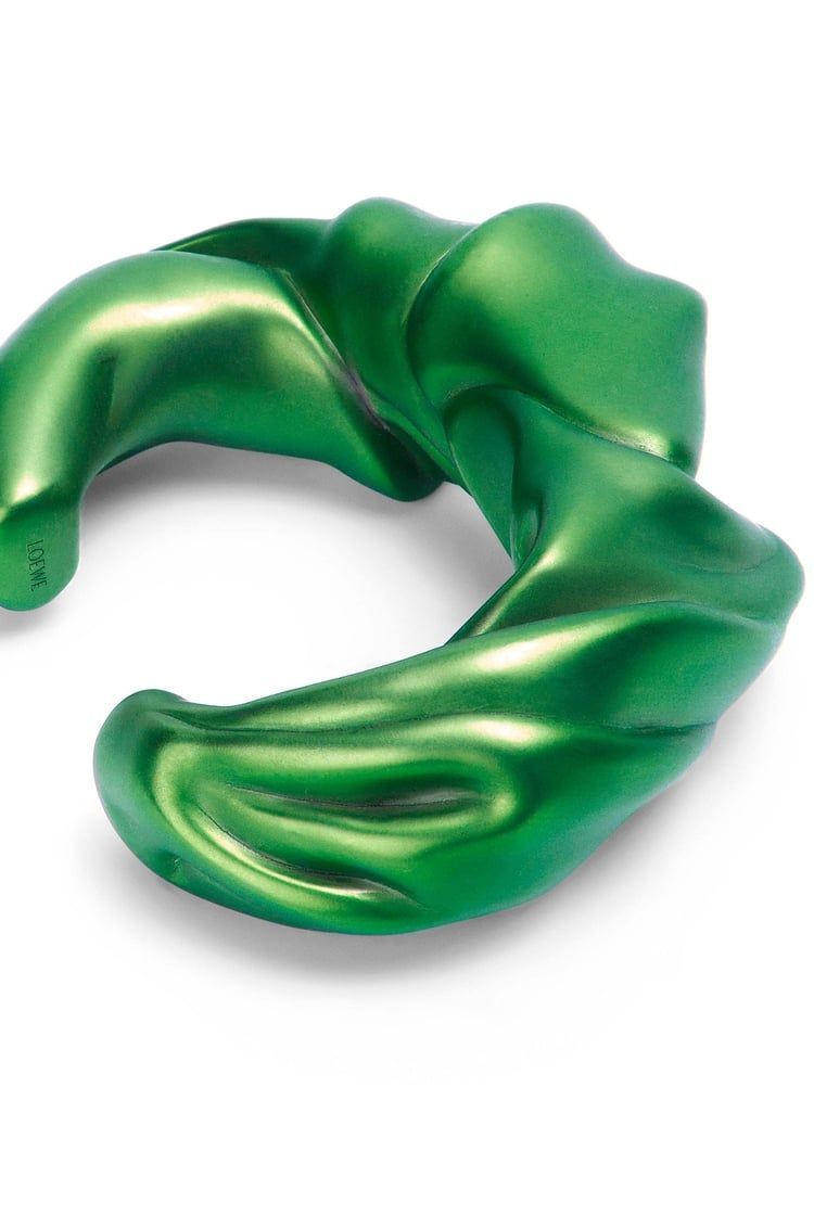 Large nappa twist cuff in sterling silver