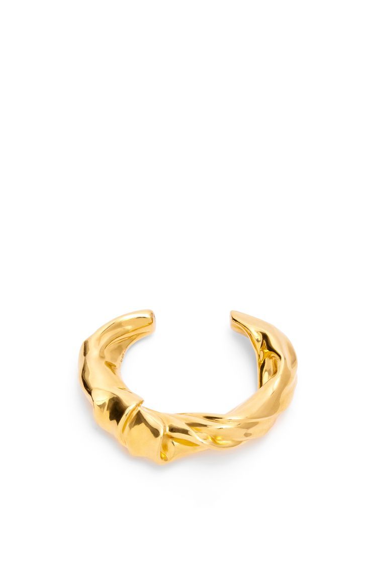 Medium nappa twist cuff in sterling silver