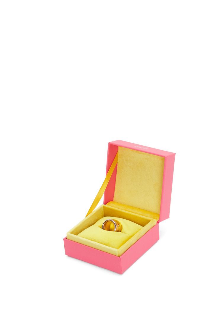 Nappa knot ring in sterling silver