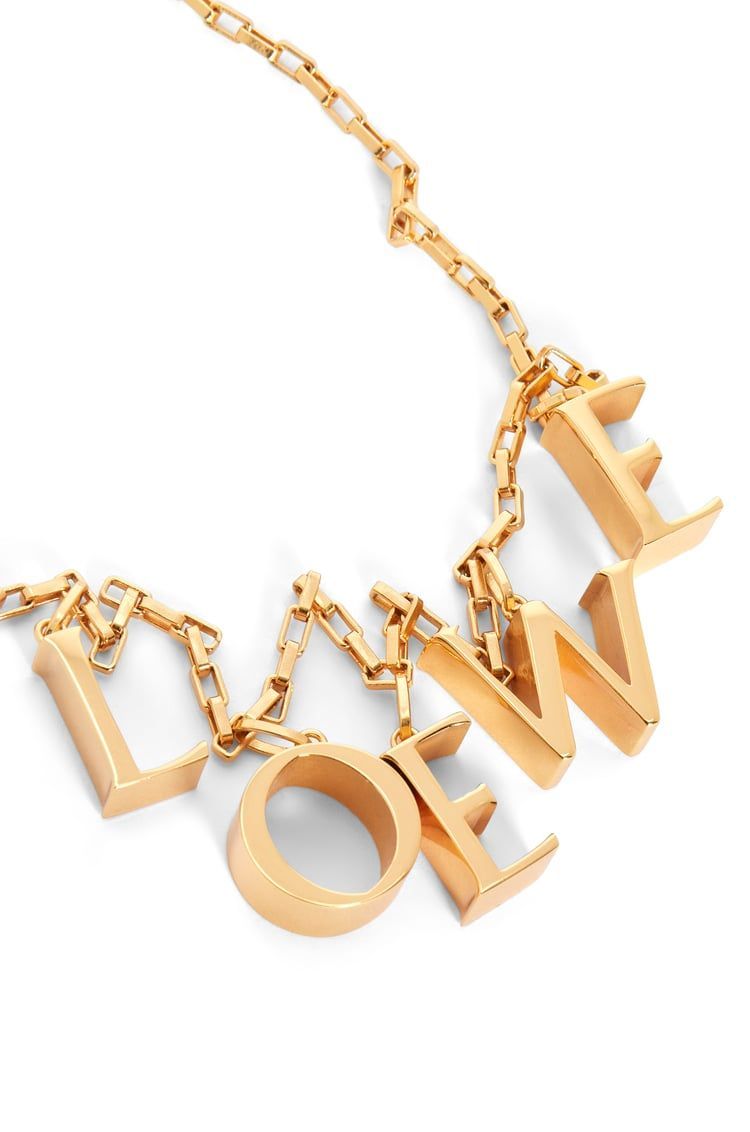 LOEWE necklace in sterling silver