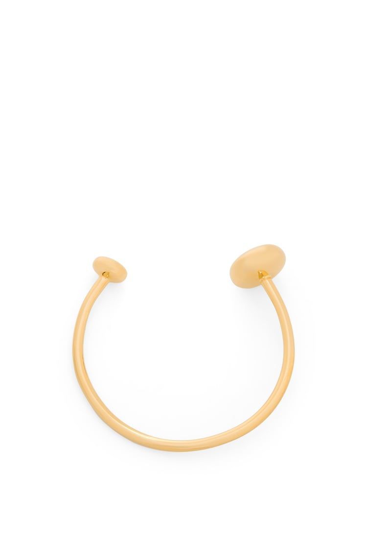 Anagram Pebble cuff in sterling silver