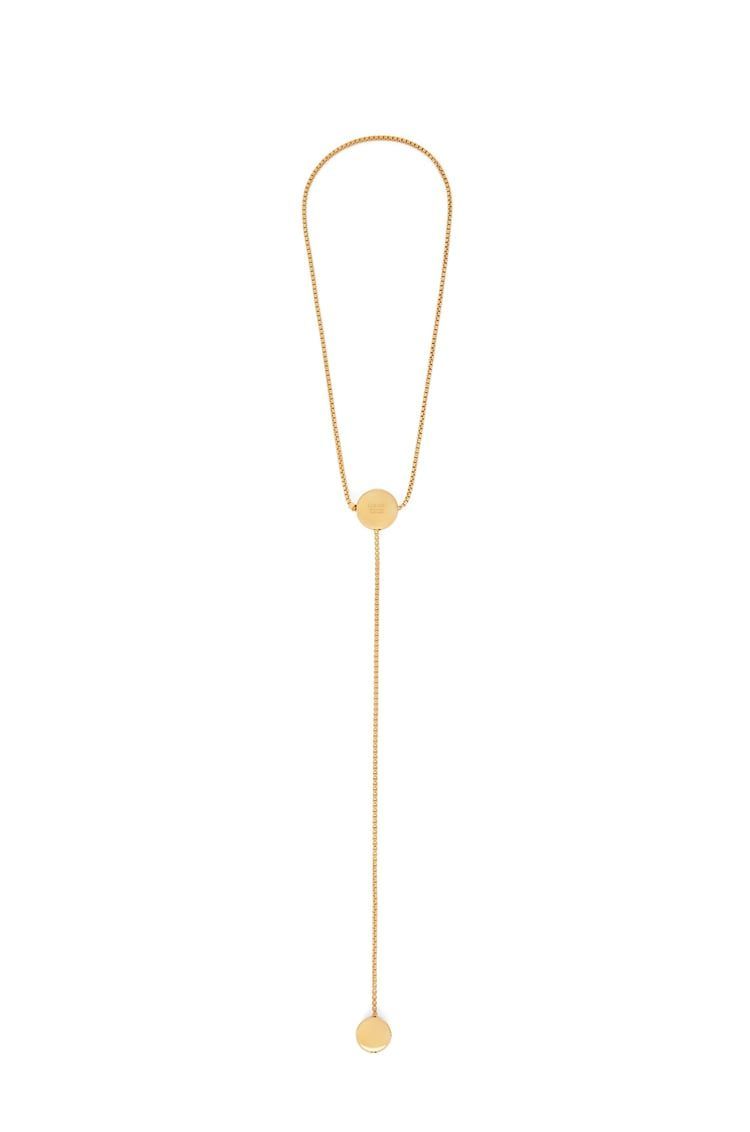 Anagram Pebble necklace in sterling silver