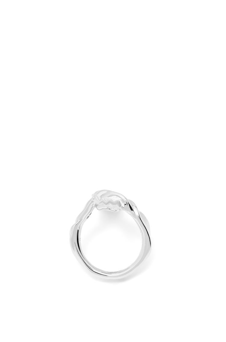 Knuckle Not ring in white gold