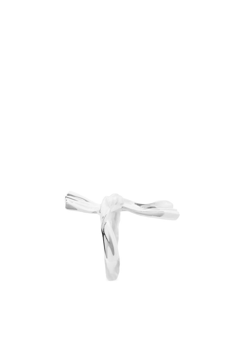 Knuckle Not ring in white gold