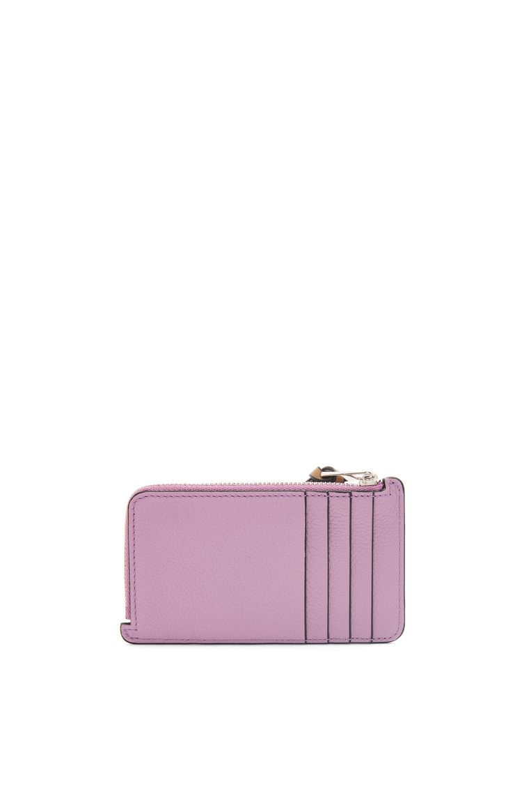 Coin cardholder in soft grained calfskin