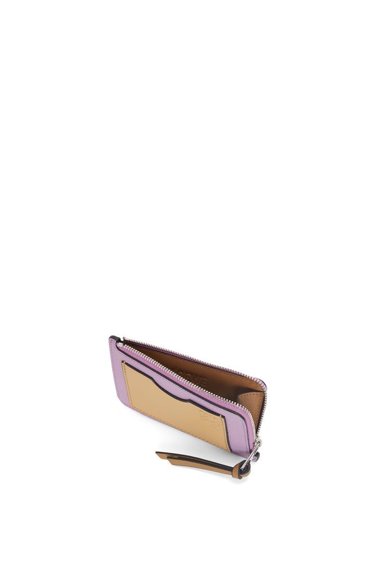 Coin cardholder in soft grained calfskin