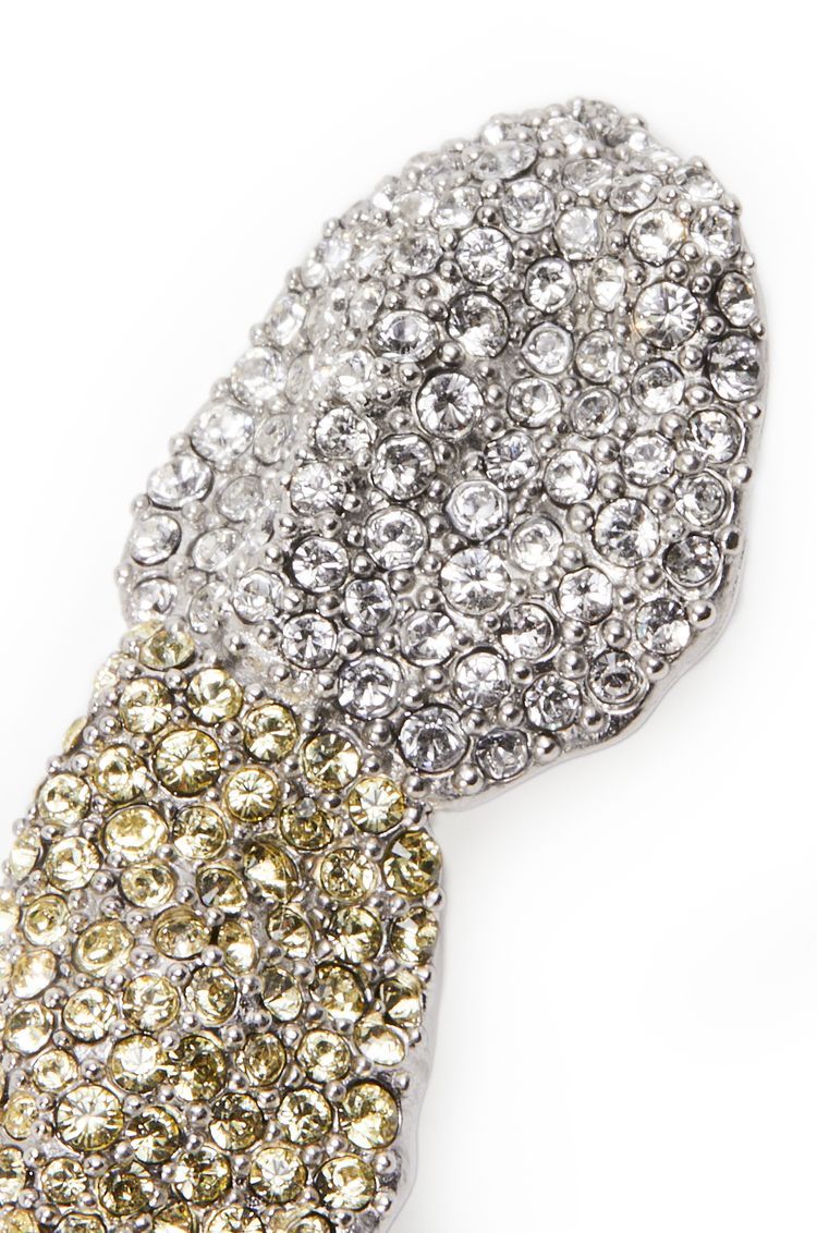 Glitter Fragment earrings in sterling silver and crystals