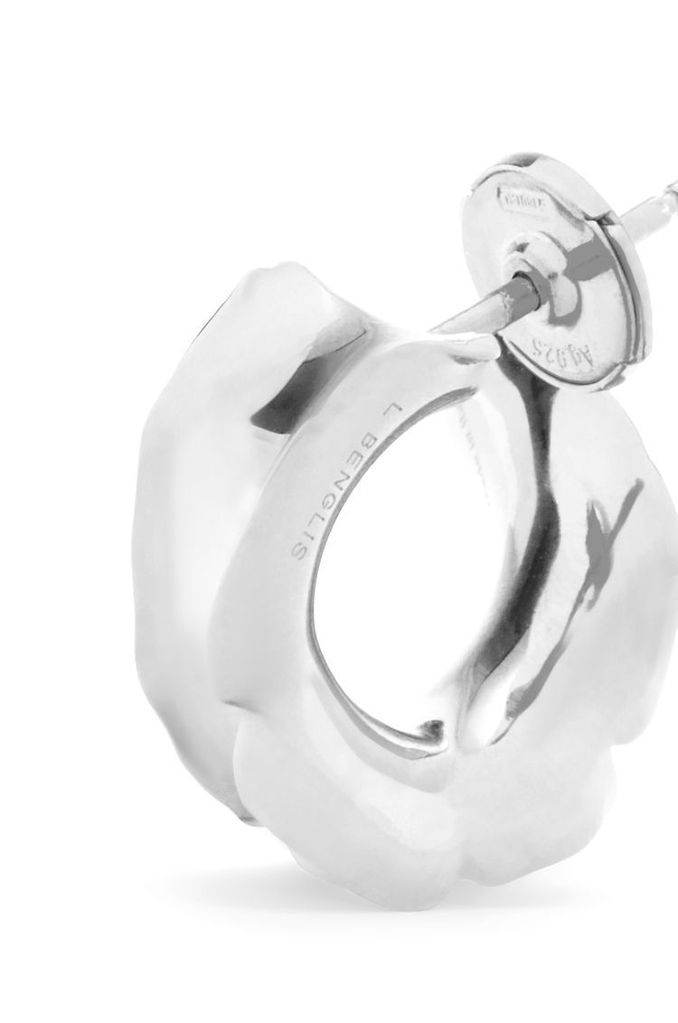 Elephant earrings in sterling silver