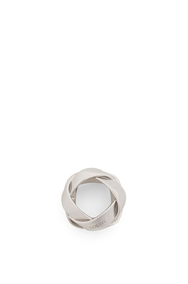 Chunky Nest ring in sterling silver