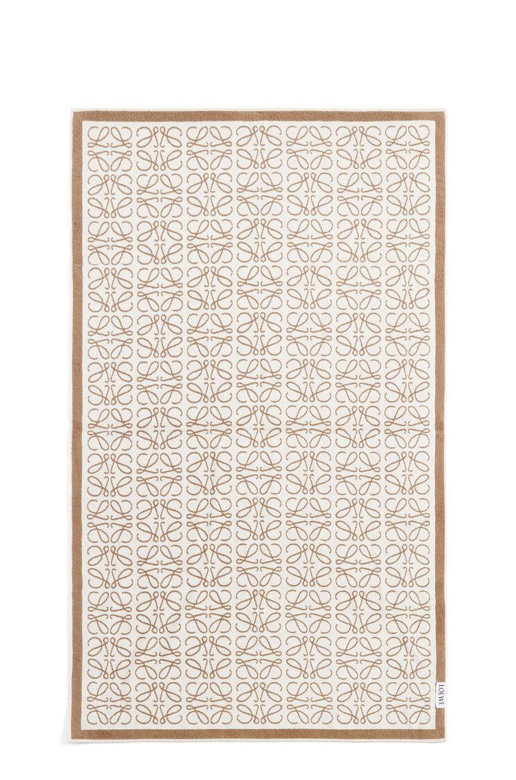 Anagram towel in cotton