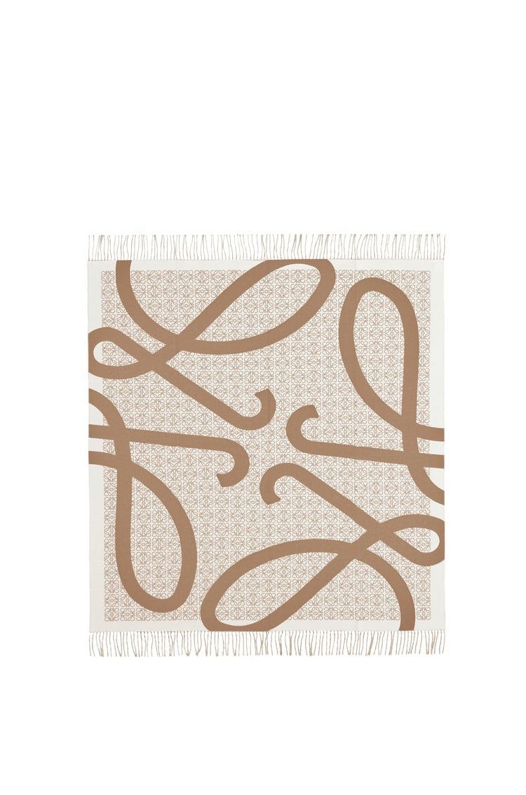 Anagram blanket in wool