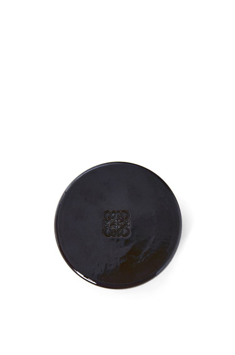 Small tassel box in ceramic and calfskin