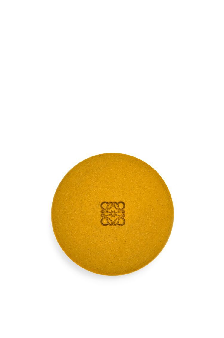 Small tassel box in ceramic and calfskin
