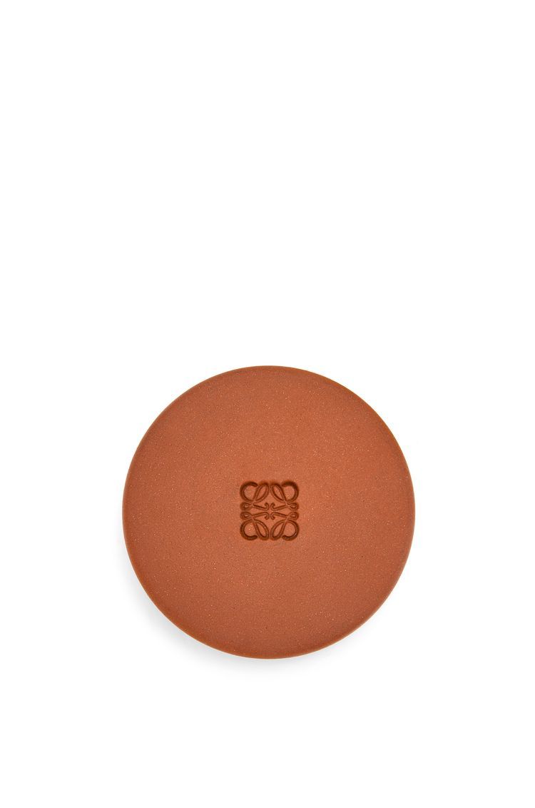 Small tassel box in ceramic and calfskin