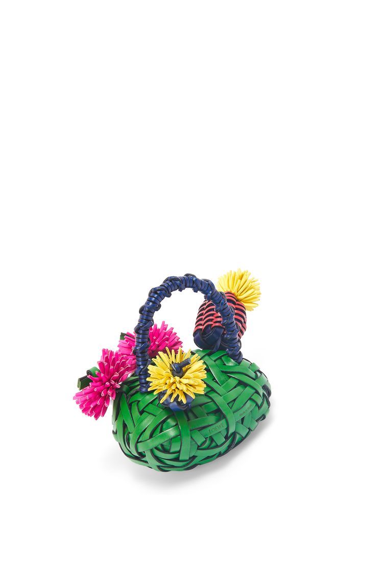 Cactus doorstop in stone and calfskin