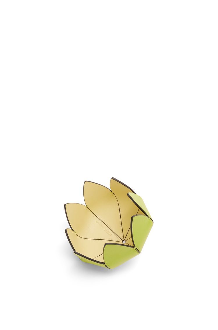 Small cactus pin tray in soft calfskin