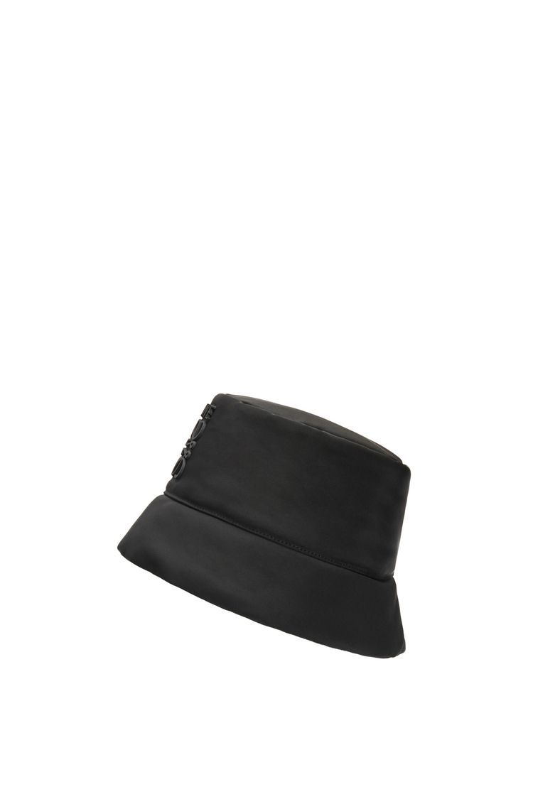 Puffer bucket hat in nylon