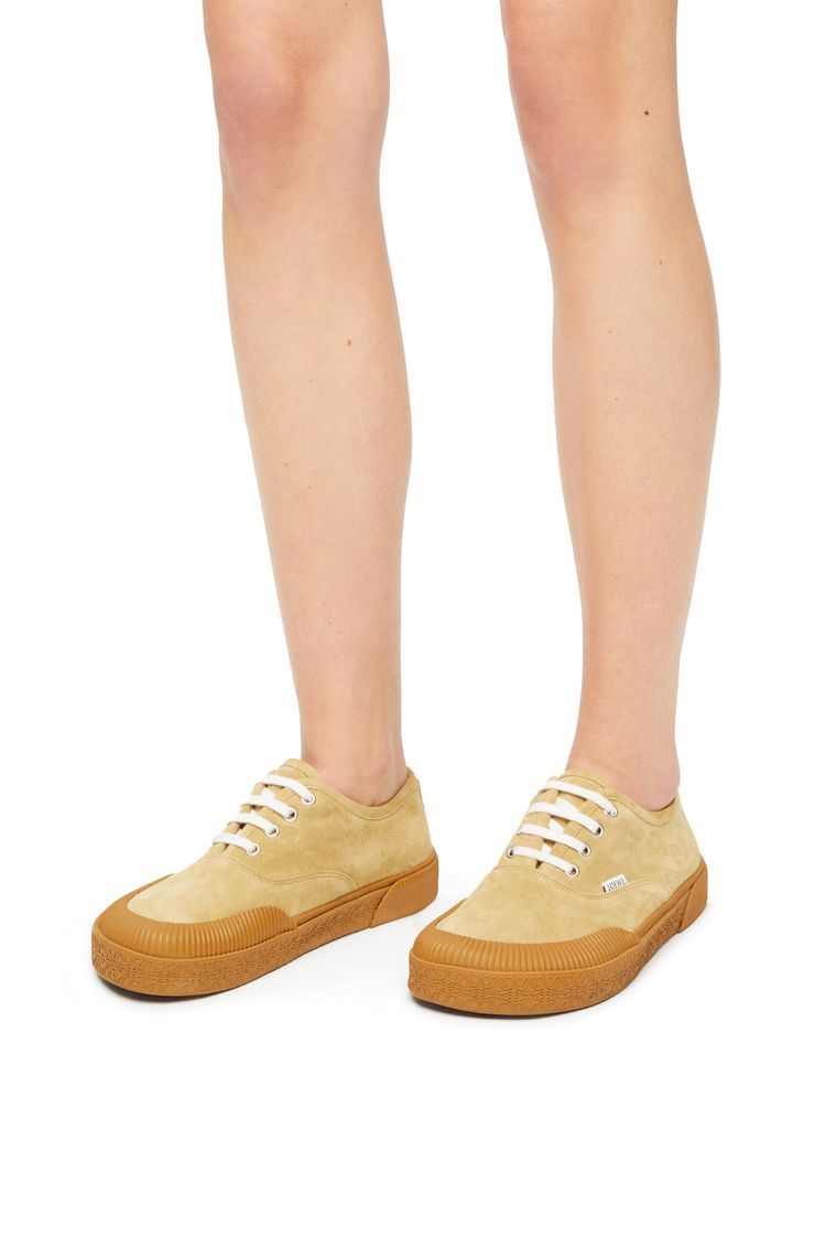 Terra Vulca lace-up sneaker in suede