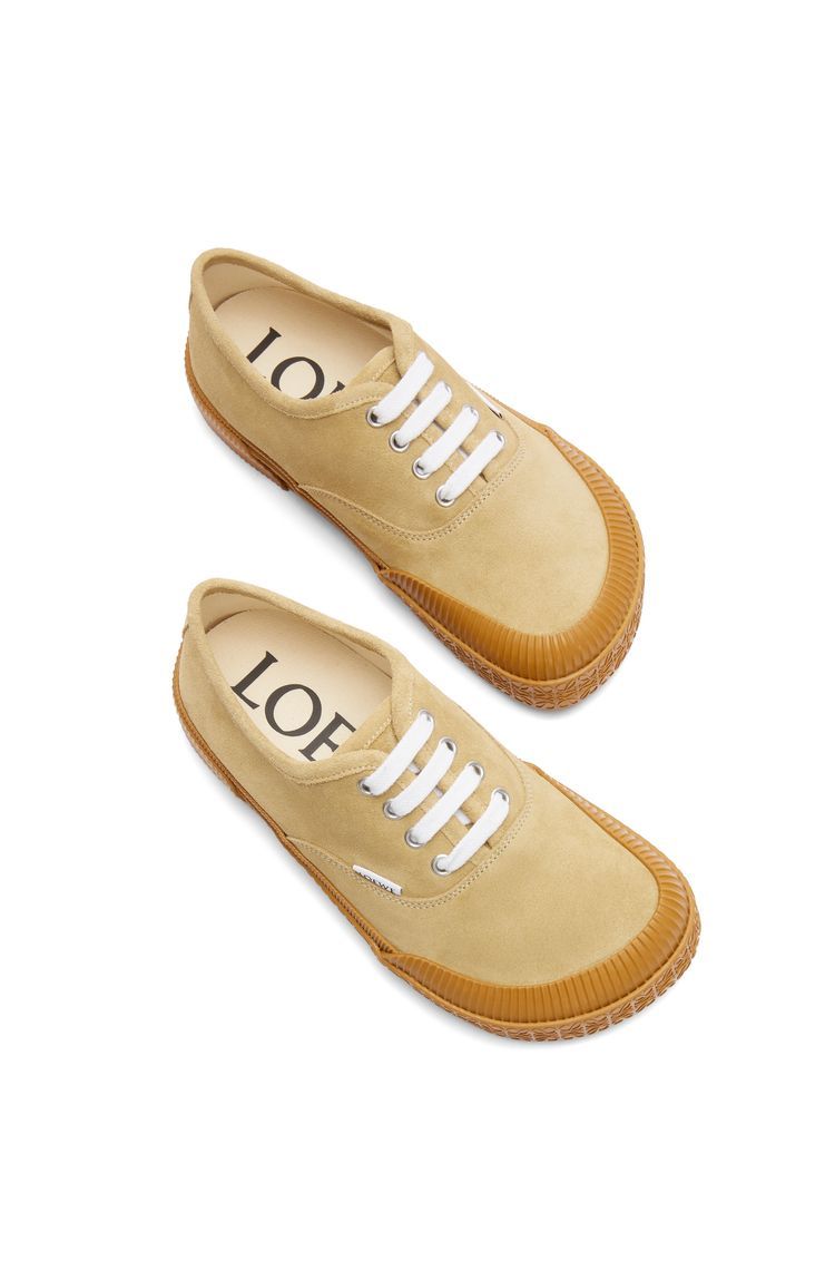 Terra Vulca lace-up sneaker in suede