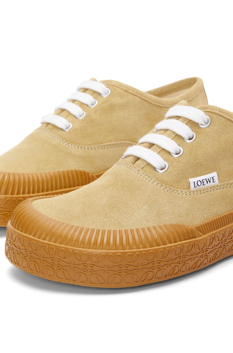 Terra Vulca lace-up sneaker in suede
