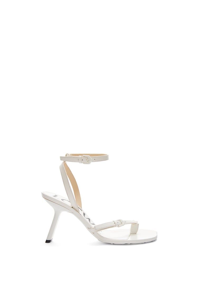 Petal stiletto sandal in lambskin