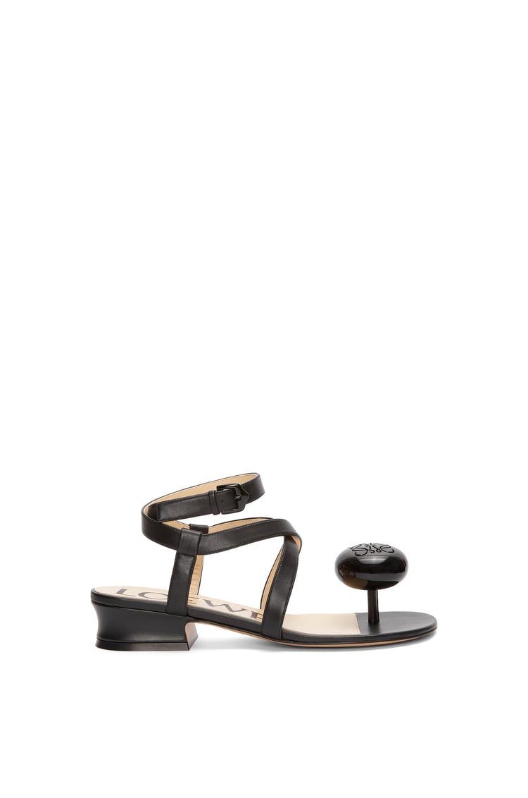 Calle Pebble sandal in lambskin