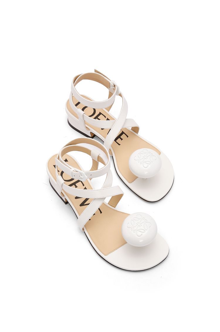 Calle Pebble sandal in lambskin