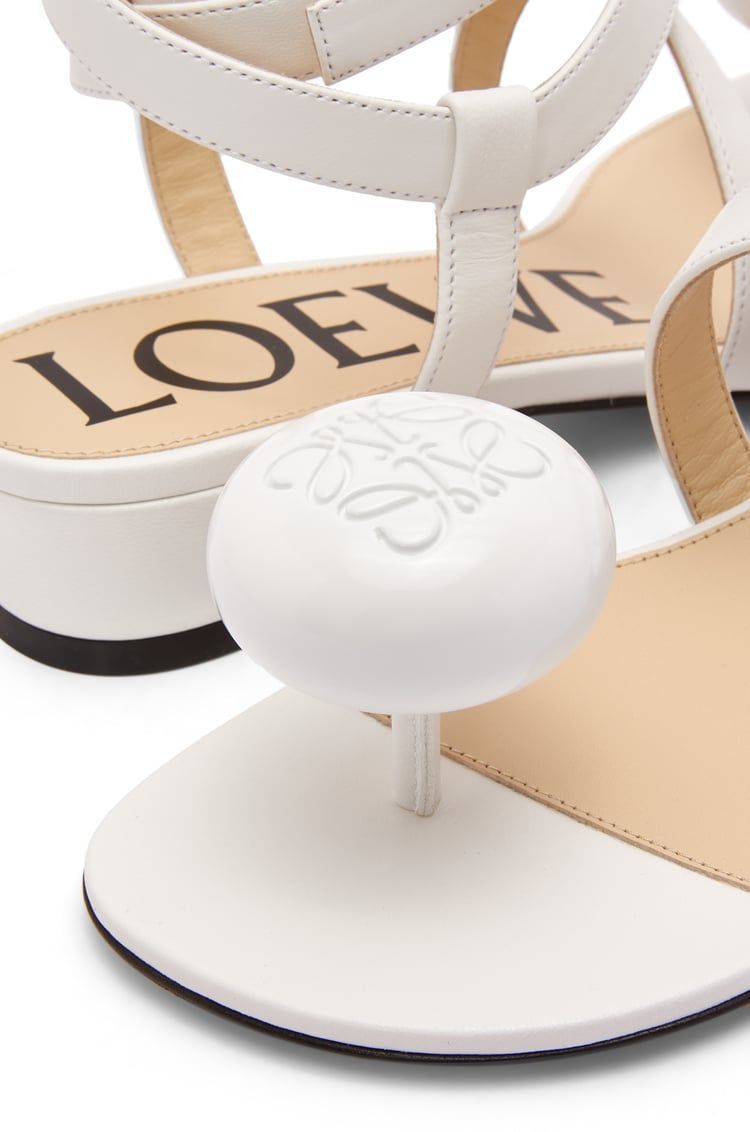 Calle Pebble sandal in lambskin