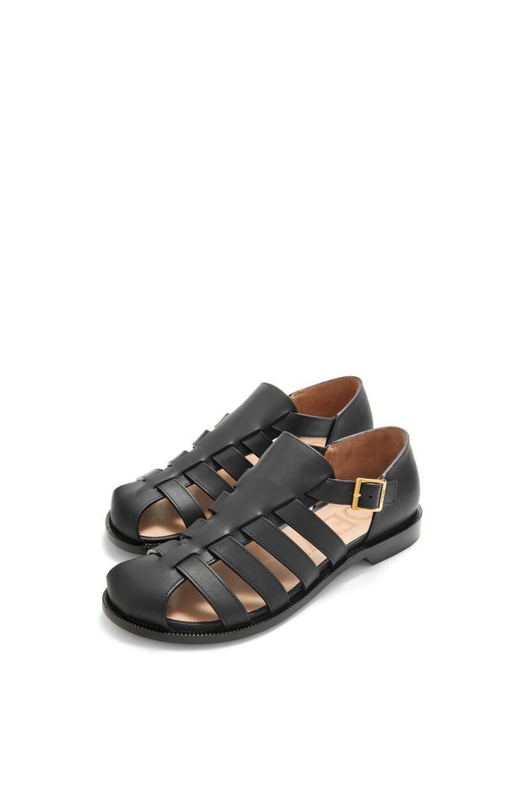 Campo sandal in waxed calfskin