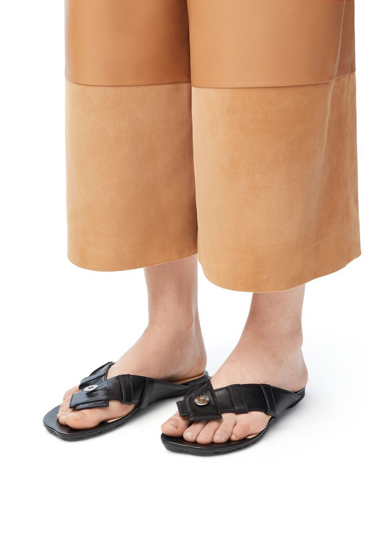 Toy Panta toe post sandal in lambskin