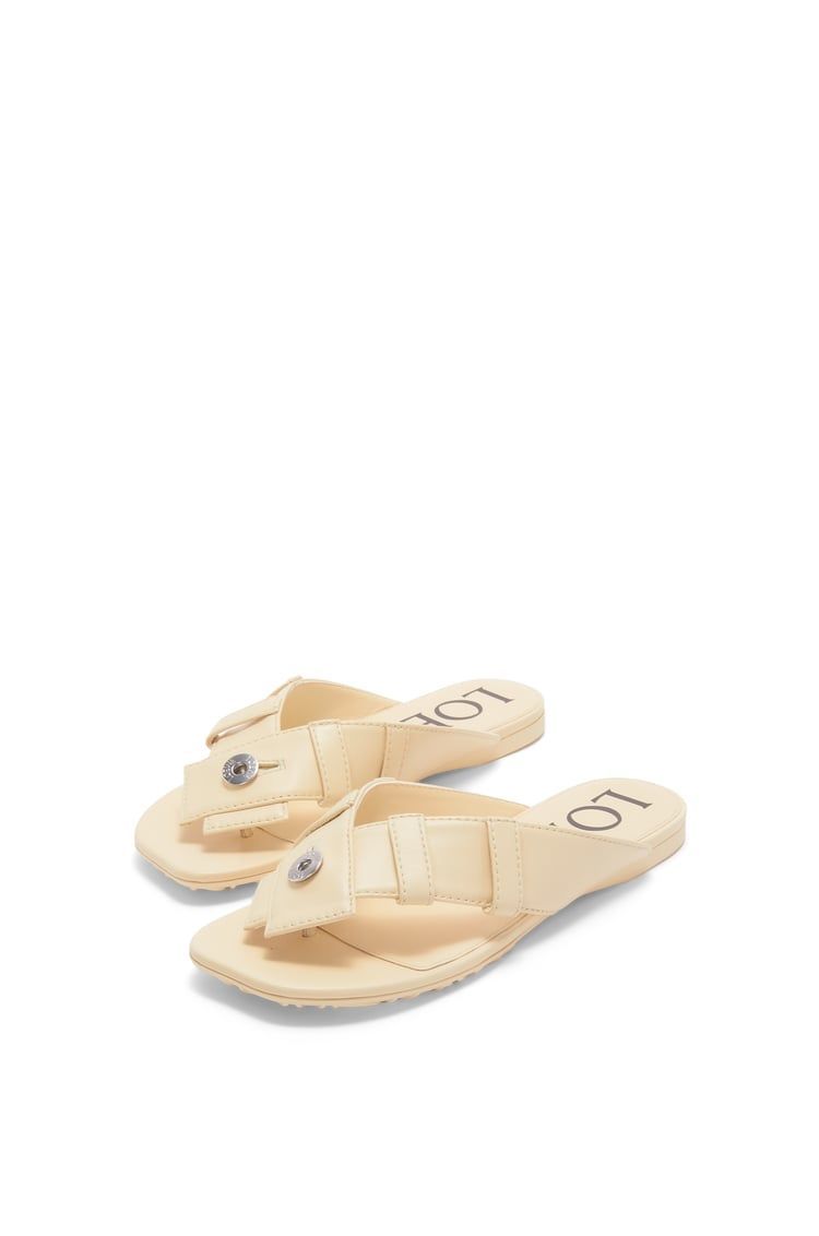 Toy Panta toe post sandal in lambskin