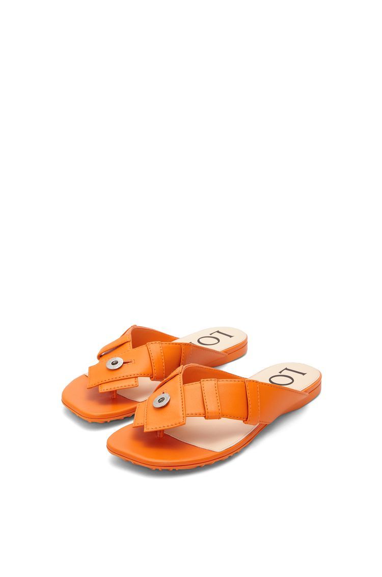 Toy Panta toe post sandal in lambskin