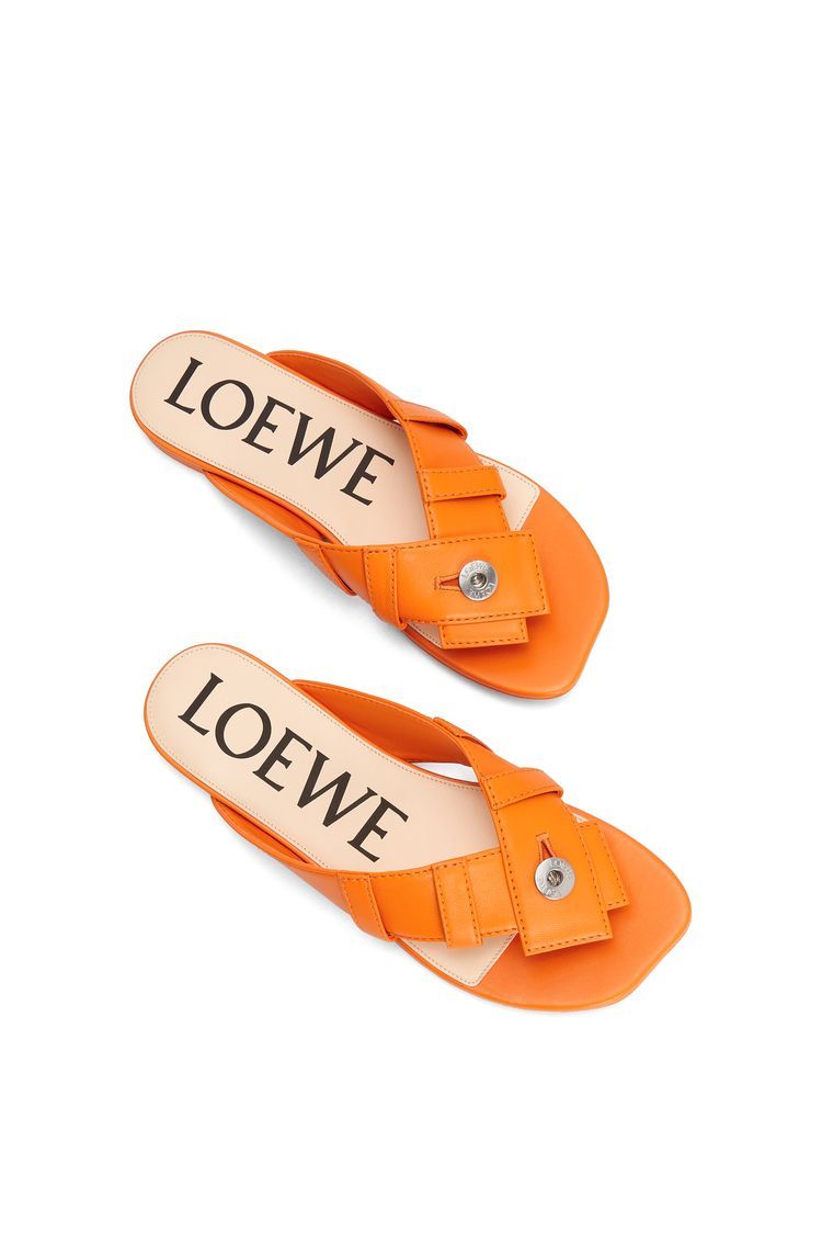 Toy Panta toe post sandal in lambskin