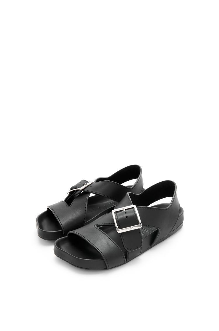 Ease Buckle sandal in vegetal calfskin