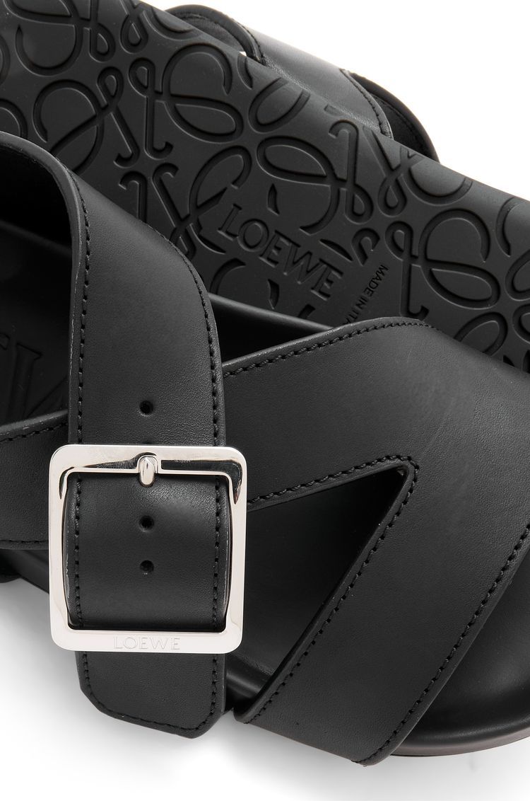 Ease Buckle sandal in vegetal calfskin