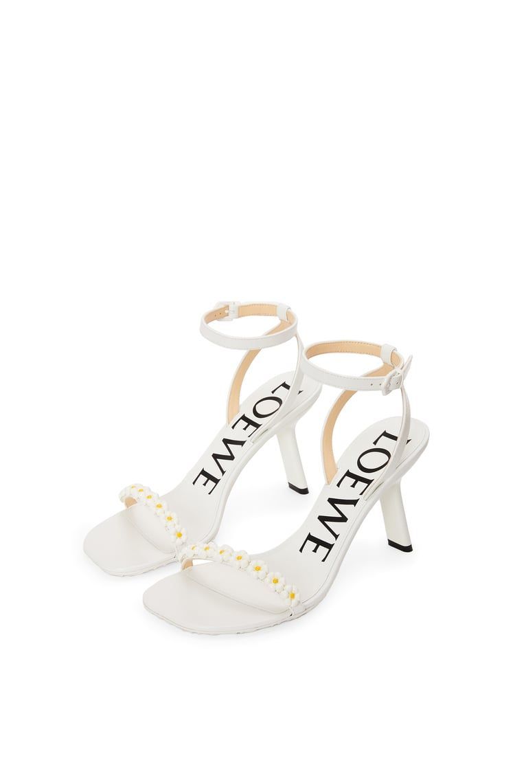 Petal Daisy sandal in lambskin