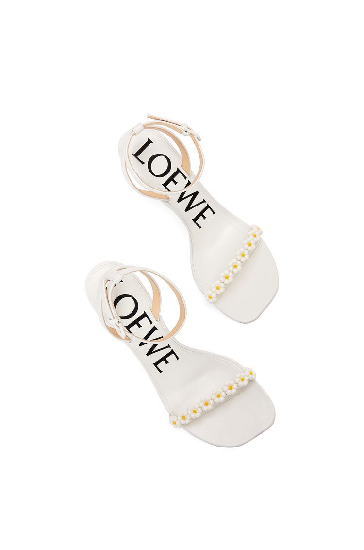 Petal Daisy sandal in lambskin