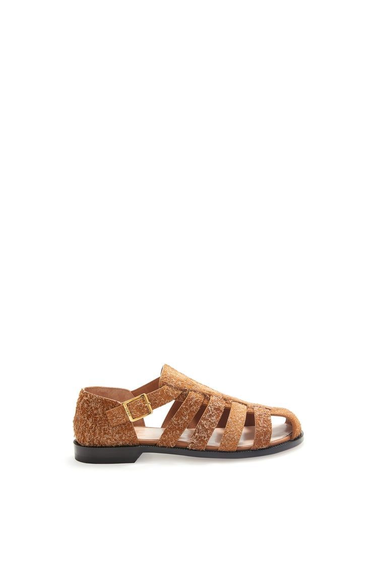 Campo sandal in brushed suede