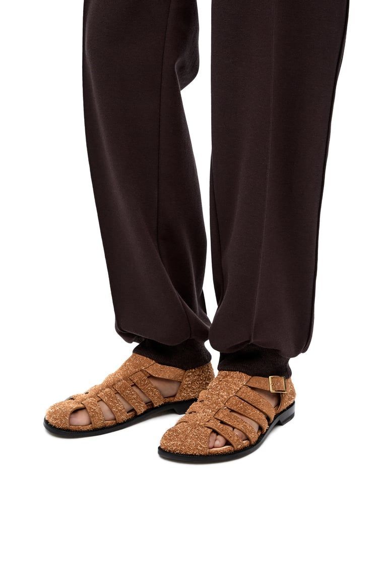Campo sandal in brushed suede